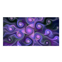 Abstract Pattern Fractal Wallpaper Satin Shawl by Wegoenart