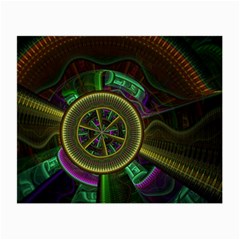 Fractal Threads Colorful Pattern Small Glasses Cloth (2-Side)