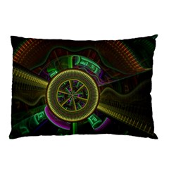 Fractal Threads Colorful Pattern Pillow Case (Two Sides)