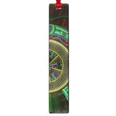 Fractal Threads Colorful Pattern Large Book Marks