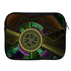 Fractal Threads Colorful Pattern Apple iPad 2/3/4 Zipper Cases