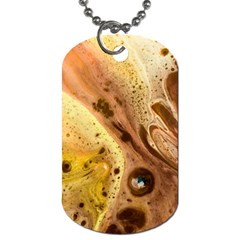 Abstract Art Modern Detail Macro Dog Tag (two Sides) by Wegoenart