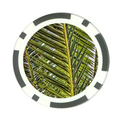 Palm Fronds Palm Palm Leaf Plant Poker Chip Card Guard by Wegoenart