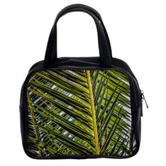 Palm Fronds Palm Palm Leaf Plant Classic Handbag (two Sides) by Wegoenart