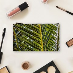 Palm Fronds Palm Palm Leaf Plant Cosmetic Bag (small) by Wegoenart