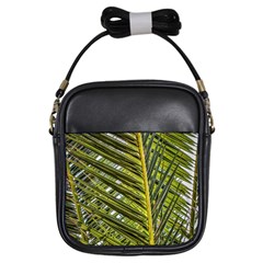 Palm Fronds Palm Palm Leaf Plant Girls Sling Bag by Wegoenart