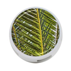 Palm Fronds Palm Palm Leaf Plant 4-port Usb Hub (one Side) by Wegoenart