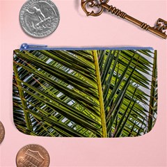 Palm Fronds Palm Palm Leaf Plant Large Coin Purse by Wegoenart