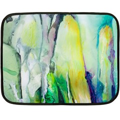 Art Abstract Modern Abstract Double Sided Fleece Blanket (mini)  by Wegoenart