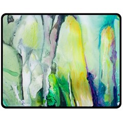 Art Abstract Modern Abstract Double Sided Fleece Blanket (medium)  by Wegoenart