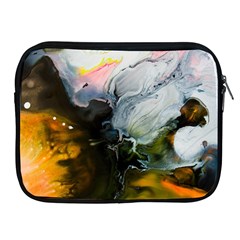 Art Abstract Painting Abstract Apple Ipad 2/3/4 Zipper Cases by Wegoenart