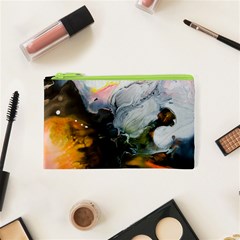 Art Abstract Painting Abstract Cosmetic Bag (xs) by Wegoenart