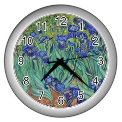 Antique Art Artwork Bloom Blooming Wall Clock (silver) by Wegoenart