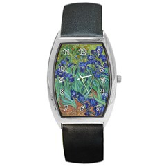 Antique Art Artwork Bloom Blooming Barrel Style Metal Watch by Wegoenart