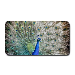 Peacock Bird Colorful Plumage Medium Bar Mats by Wegoenart