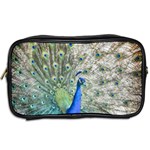 Peacock Bird Colorful Plumage Toiletries Bag (Two Sides) Back