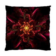 Floral Fractal Glow Flower Design Standard Cushion Case (One Side)