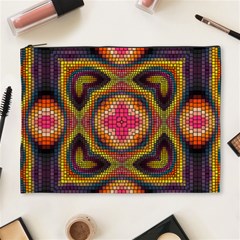 Kaleidoscope Art Pattern Ornament Cosmetic Bag (xl) by Wegoenart