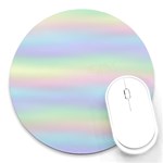 Holographic Foil Pastels Wallpaper Round Mousepads Front