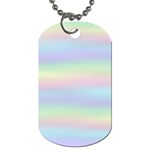 Holographic Foil Pastels Wallpaper Dog Tag (One Side) Front