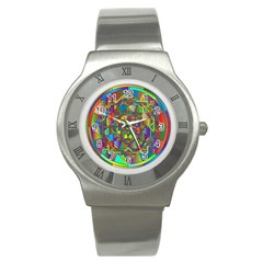 Mandala Star Interlocked Stainless Steel Watch by Wegoenart