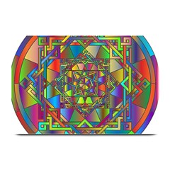 Mandala Star Interlocked Plate Mats by Wegoenart