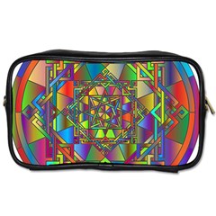 Mandala Star Interlocked Toiletries Bag (two Sides) by Wegoenart