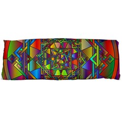 Mandala Star Interlocked Body Pillow Case Dakimakura (two Sides) by Wegoenart