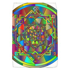 Mandala Star Interlocked Removable Flap Cover (l) by Wegoenart