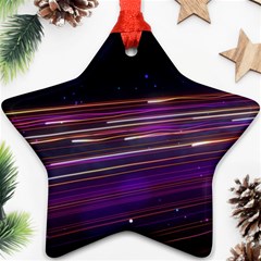 Abstract Cosmos Space Particle Ornament (star) by Wegoenart