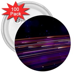 Abstract Cosmos Space Particle 3  Buttons (100 Pack)  by Wegoenart