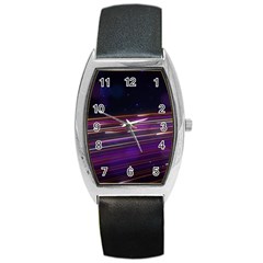 Abstract Cosmos Space Particle Barrel Style Metal Watch by Wegoenart