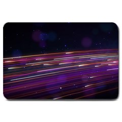 Abstract Cosmos Space Particle Large Doormat  by Wegoenart