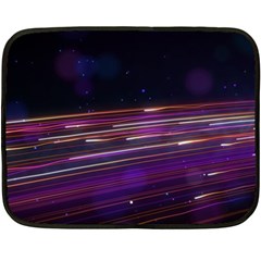 Abstract Cosmos Space Particle Fleece Blanket (mini) by Wegoenart