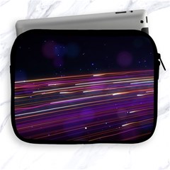 Abstract Cosmos Space Particle Apple Ipad 2/3/4 Zipper Cases by Wegoenart