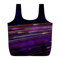 Abstract Cosmos Space Particle Full Print Recycle Bag (l) by Wegoenart