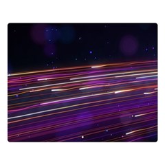 Abstract Cosmos Space Particle Double Sided Flano Blanket (large)  by Wegoenart