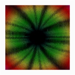 Sunflower Digital Flower Black Hole Medium Glasses Cloth (2-side) by Wegoenart