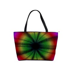 Sunflower Digital Flower Black Hole Classic Shoulder Handbag by Wegoenart