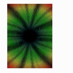 Sunflower Digital Flower Black Hole Large Garden Flag (two Sides) by Wegoenart