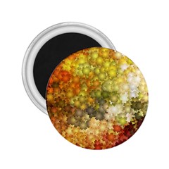 Autumn Kaleidoscope Art Pattern 2.25  Magnets