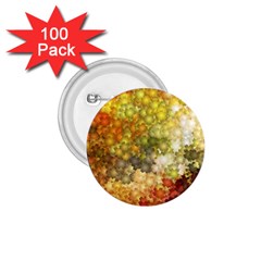 Autumn Kaleidoscope Art Pattern 1.75  Buttons (100 pack) 