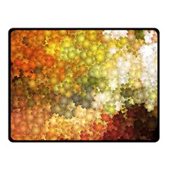 Autumn Kaleidoscope Art Pattern Fleece Blanket (Small)