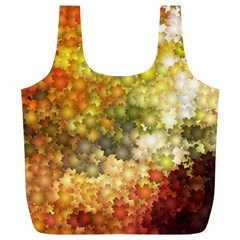 Autumn Kaleidoscope Art Pattern Full Print Recycle Bag (XL)