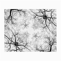 Tree Knots Bark Kaleidoscope Small Glasses Cloth (2-side) by Wegoenart