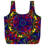 Kaleidoscope Pattern Ornament Full Print Recycle Bag (XL) Front