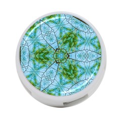 Forest Kaleidoscope Pattern 4-port Usb Hub (two Sides) by Wegoenart