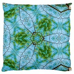 Forest Kaleidoscope Pattern Standard Flano Cushion Case (one Side) by Wegoenart