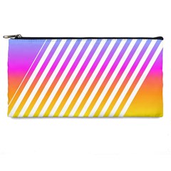 Abstract Lines Mockup Oblique Pencil Cases by Wegoenart