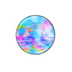 Background Drips Fluid Colorful Hat Clip Ball Marker (10 Pack) by Wegoenart